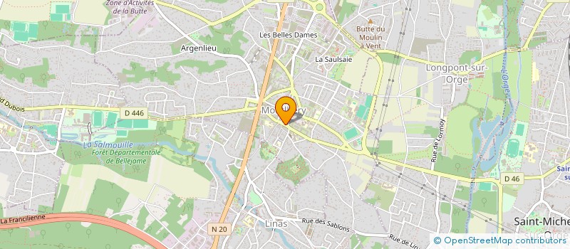 localisation de l'entreprise SCI BRANDT  MONTLHERY