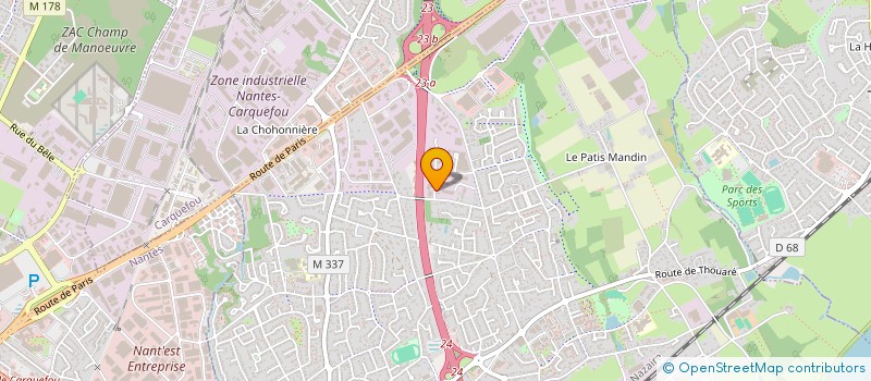 localisation de l'entreprise SCI BRANLY  SAINTE-LUCE-SUR-LOIRE