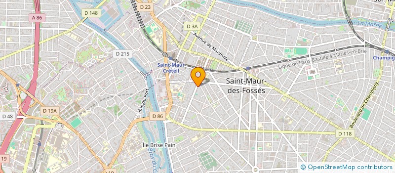 localisation de l'entreprise SCI BRARD 64 à SAINT-MAUR-DES-FOSSES