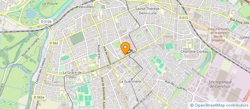 localisation de l'entreprise SCI BRAS OUVERTS à CAEN