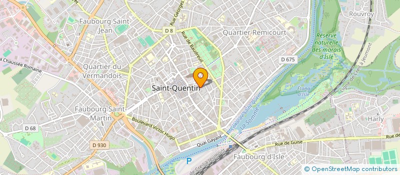 localisation de l'entreprise SCI BRAS SAMIER à SAINT-QUENTIN