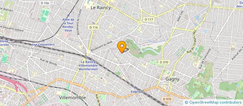 localisation de l'entreprise SCI BRASEIRA 1ER IMMO PARIS à GAGNY