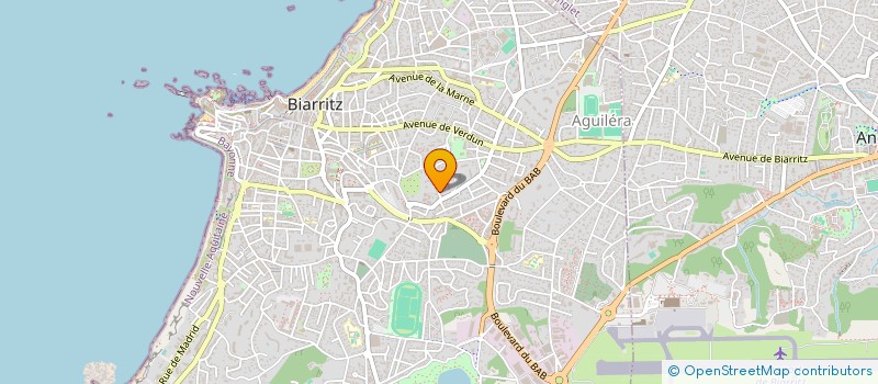 localisation de l'entreprise SCI BRASILIA à BIARRITZ