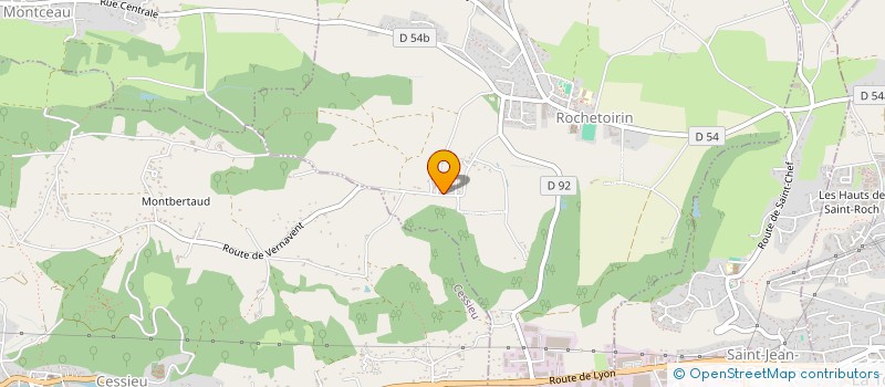 localisation de l'entreprise SCI BRASINA  ROCHETOIRIN