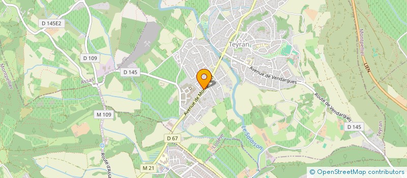 localisation de l'entreprise SCI BRASSART  TEYRAN