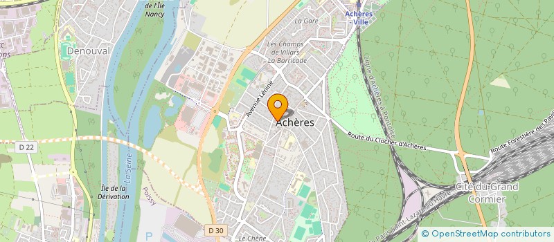 localisation de l'entreprise SCI BRASSENS 2001 à ACHERES