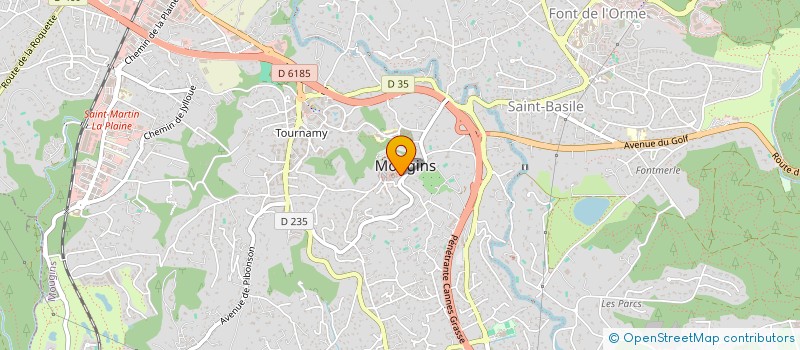 localisation de l'entreprise SCI BRASSER à MOUGINS
