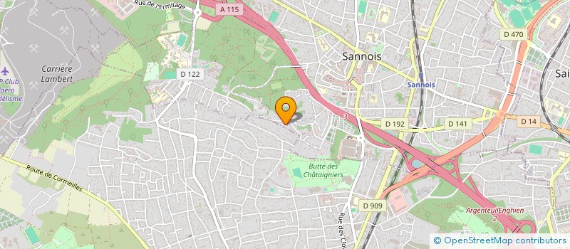 localisation de l'entreprise SCI BRASSERIE BECQUET  SANNOIS