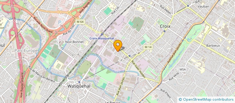 localisation de l'entreprise SCI BRASSERIE VOLTAIRE à CROIX