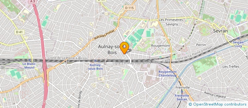 localisation de l'entreprise SCI BRASSEUR à AULNAY-SOUS-BOIS
