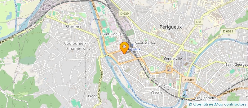 localisation de l'entreprise SCI BRAU à PERIGUEUX