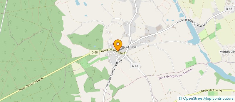 localisation de l'entreprise SCI BRAUGE NGUYEN  SAINT-ELOY-DE-GY