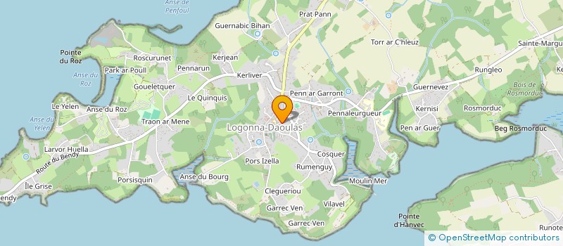 localisation de l'entreprise SCI BRAULT-CHEVALIER  LOGONNA-DAOULAS