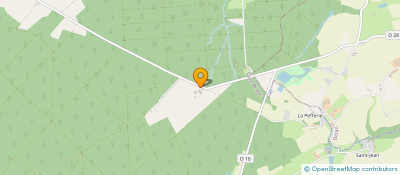 localisation de l'entreprise SCI BRAULT-LE CALVEZ  PLEDELIAC