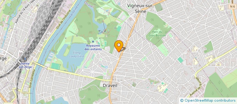 localisation de l'entreprise SCI BRAVA à DRAVEIL