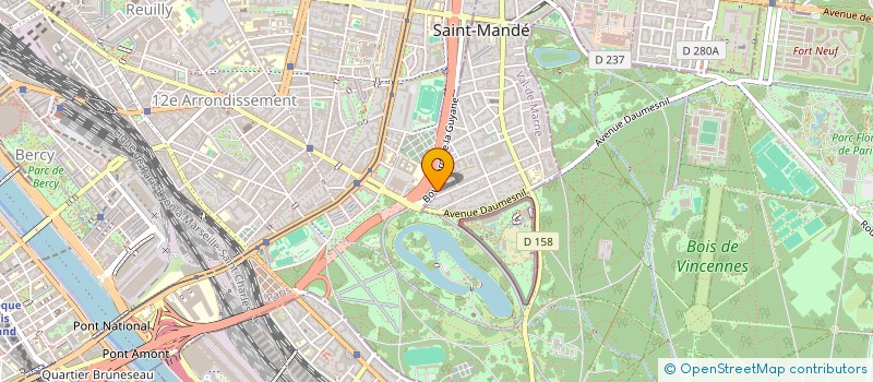 localisation de l'entreprise SCI BRAVA à SAINT-MANDE