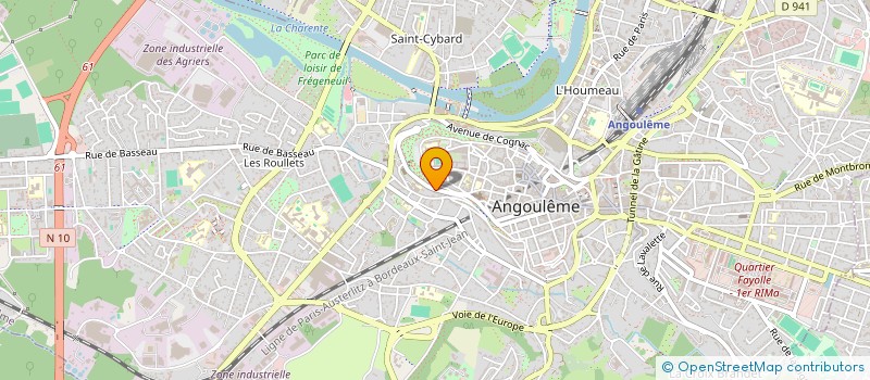 localisation de l'entreprise SCI BRAVA à ANGOULEME