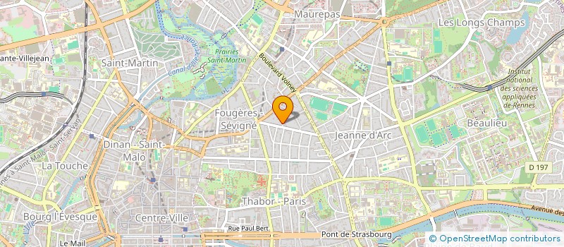 localisation de l'entreprise SCI BRAVE à RENNES