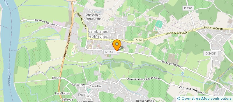 localisation de l'entreprise SCI BRAVE  CAMBLANES-ET-MEYNAC