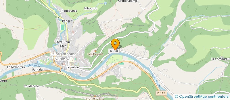 localisation de l'entreprise SCI BRAVEHEART  SAINT-ANTONIN-NOBLE-VAL