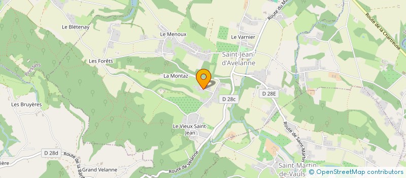 localisation de l'entreprise SCI BRAVO AIX  SAINT-JEAN-D'AVELANNE