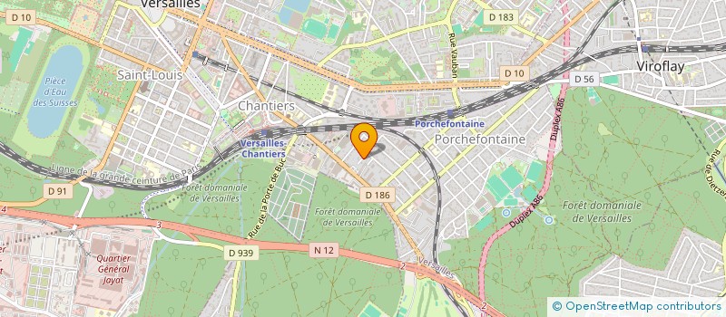 localisation de l'entreprise SCI BRAY à VERSAILLES