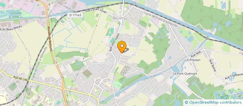 localisation de l'entreprise SCI BRAY2  BEUVRY