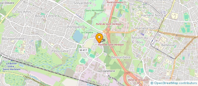 localisation de l'entreprise SCI BRAYANASS  SAINT-HERBLAIN