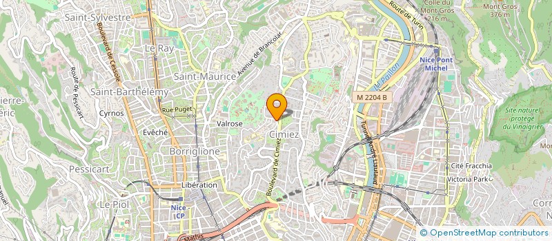localisation de l'entreprise SCI BRAYET à NICE