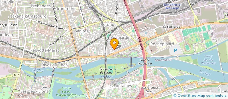 localisation de l'entreprise SCI BRAZ  TOURS