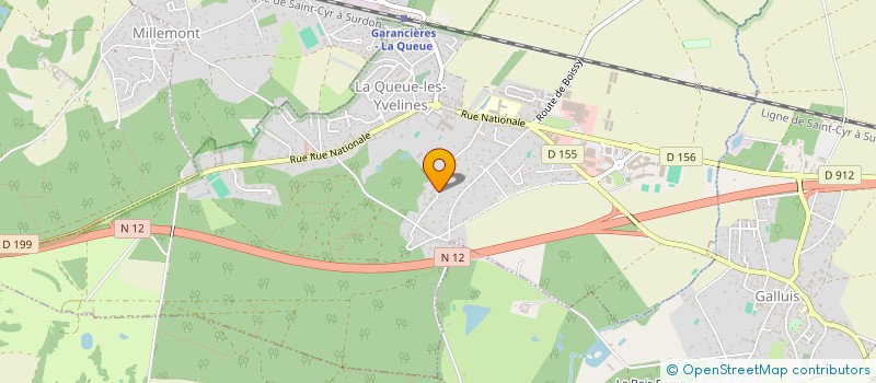 localisation de l'entreprise SCI BRAZ  LA QUEUE-LES-YVELINES