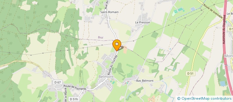 localisation de l'entreprise SCI BRAZON  BELMONT