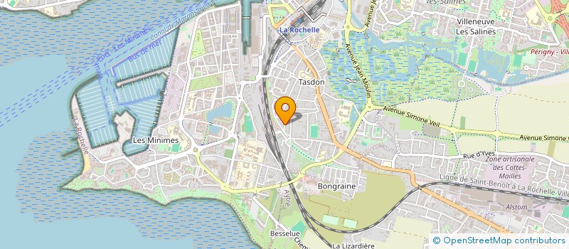 localisation de l'entreprise SCI BRAZZA  LA ROCHELLE