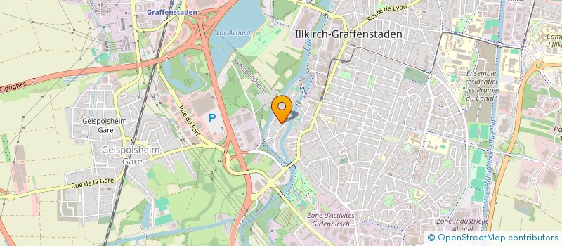 localisation de l'entreprise SCI BRC  ILLKIRCH-GRAFFENSTADEN