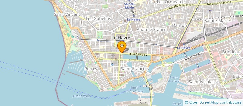 localisation de l'entreprise SCI BRC à LE HAVRE