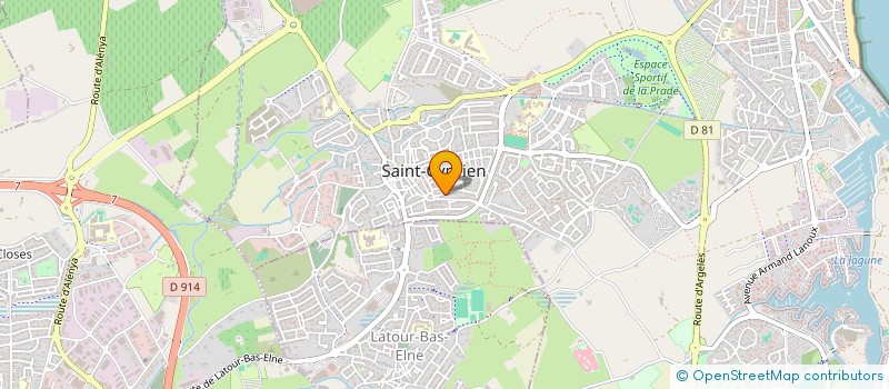 localisation de l'entreprise SCI BRC  SAINT-CYPRIEN