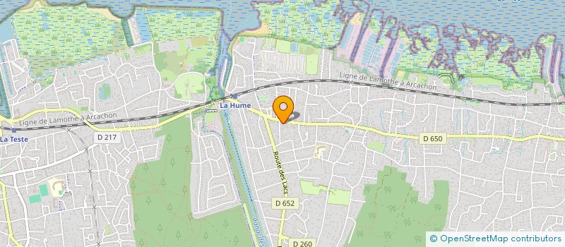 localisation de l'entreprise SCI BRCD  GUJAN-MESTRAS