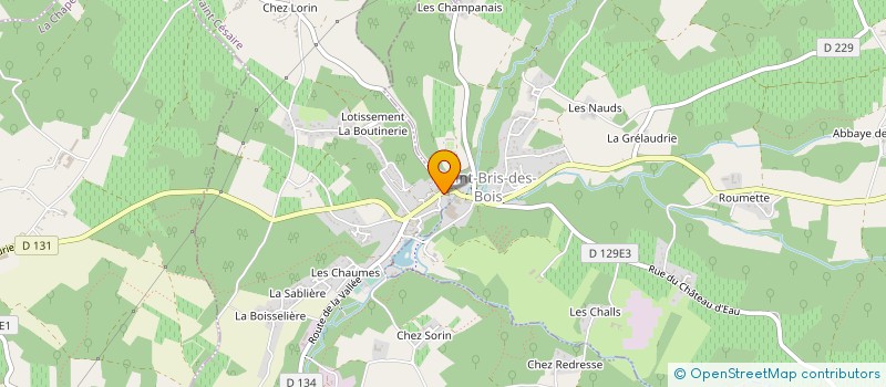 localisation de l'entreprise SCI BRCJ  SAINT-CESAIRE