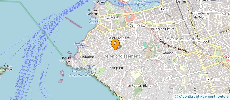 localisation de l'entreprise SCI BRCL  MARSEILLE