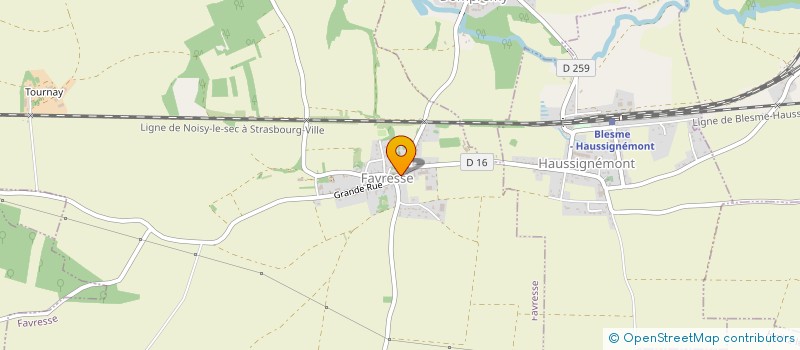 localisation de l'entreprise SCI BRD  PONTHION