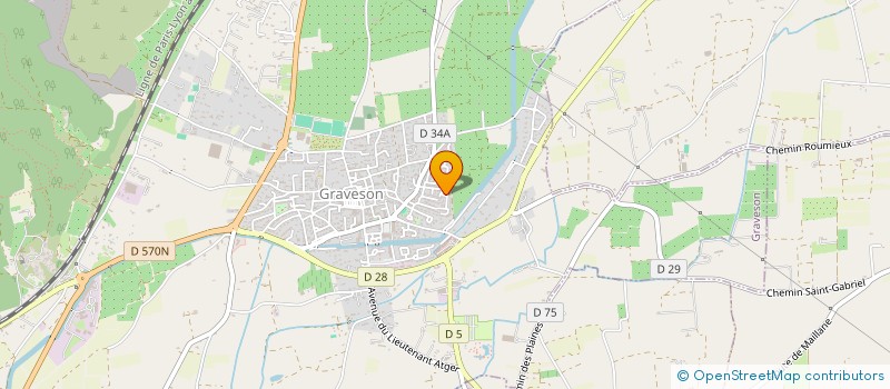 localisation de l'entreprise SCI BRDB  GRAVESON