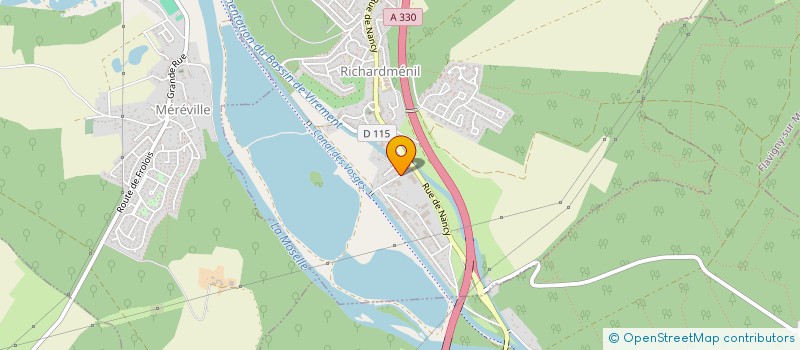 localisation de l'entreprise SCI BRDL  RICHARDMENIL