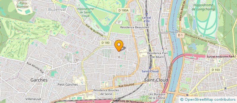 localisation de l'entreprise SCI BRE à SAINT-CLOUD