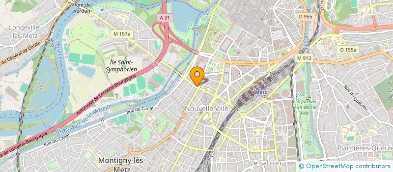 localisation de l'entreprise SCI BRE.KA  METZ