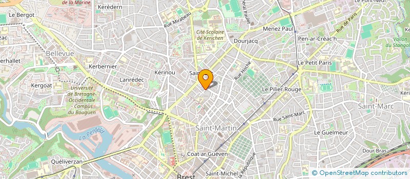 localisation de l'entreprise SCI BRE-WEN  BREST