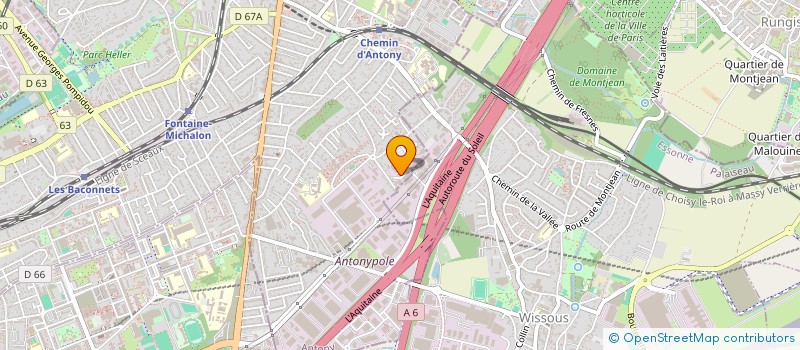 localisation de l'entreprise SCI BREA à ANTONY