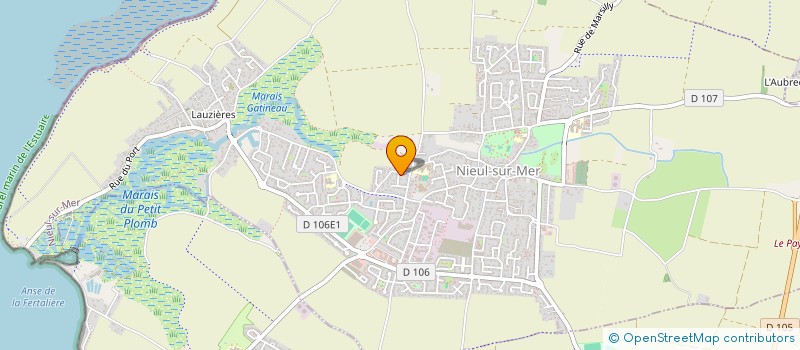 localisation de l'entreprise SCI BREA  NIEUL-SUR-MER