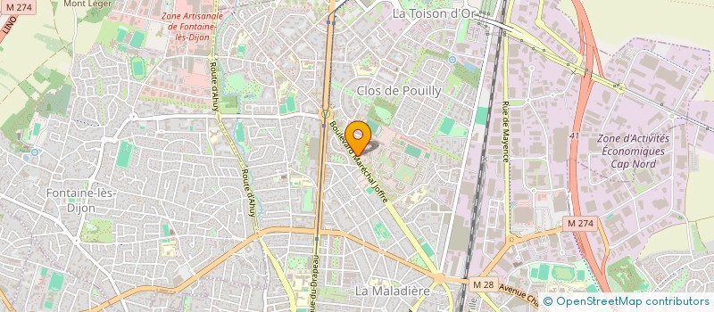 localisation de l'entreprise SCI BREACHER TEAM  DIJON