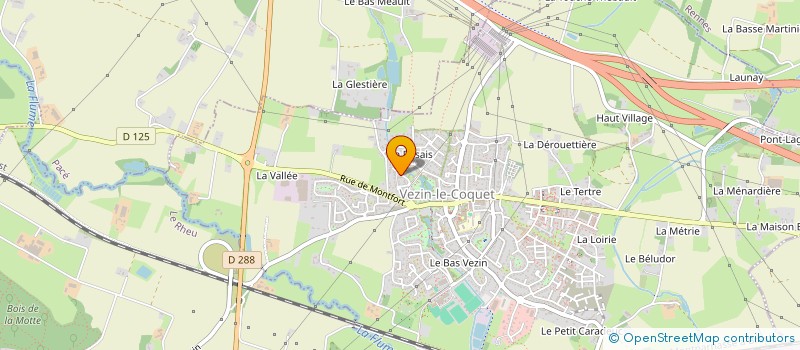 localisation de l'entreprise SCI BREAL ENERGIE  VEZIN-LE-COQUET