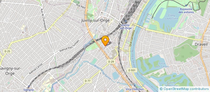 localisation de l'entreprise SCI BREAVE à JUVISY-SUR-ORGE
